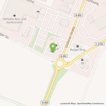 Standortübersicht der Tankstelle Aral Station in 34560 Fritzlar