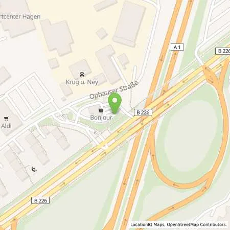 Standortübersicht der Tankstelle Total Station in 58089 Hagen