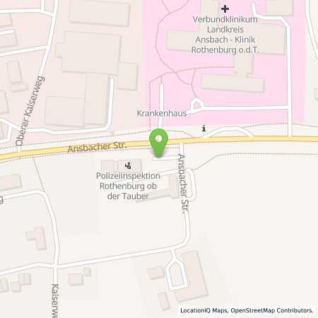 Standortübersicht der Erdgas (CNG) Tankstelle: Freie Tankstelle (Automatentankstelle) in 91541, Rothenburg ob der Tauber
