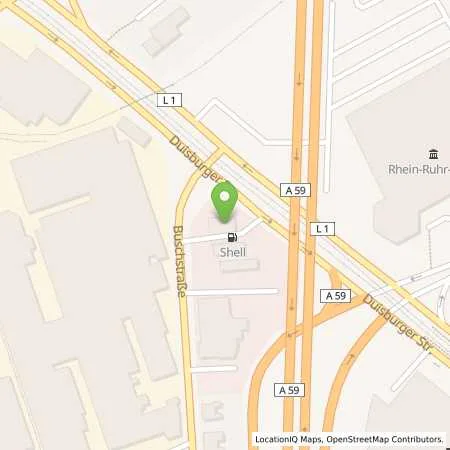 Standortübersicht der Tankstelle Shell Station in 47166 Duisburg