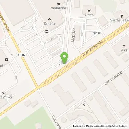 Standortübersicht der Tankstelle Freie Tankstelle Marktkauf/ RWE in 49191 Belm