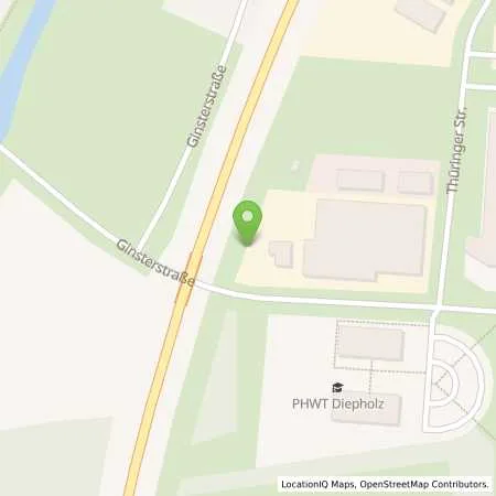 Standortübersicht der Tankstelle Aral Autohof in 49356 Diepholz