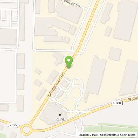 Standortübersicht der Tankstelle Esso Station (Automatentankstelle) in 78166 Donaueschingen