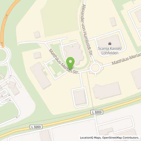 Standortübersicht der Erdgas (CNG) Tankstelle: Shell / SVG Autohof in 34253, Lohfelden
