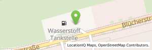 Position der Tankstelle H2 MOBILITY