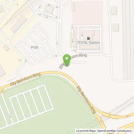 Standortübersicht der Tankstelle TOTAL in 12529 Berlin Schönefeld