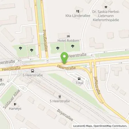 Standortübersicht der Tankstelle H2 MOBILITY in 14055 Berlin Charlottenburg