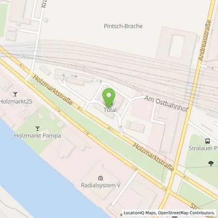 Standortübersicht der Tankstelle H2 MOBILITY in 10243 Berlin