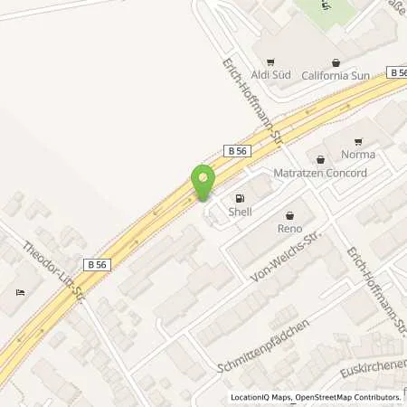 Standortübersicht der Tankstelle H2 MOBILITY in 53121 Bonn