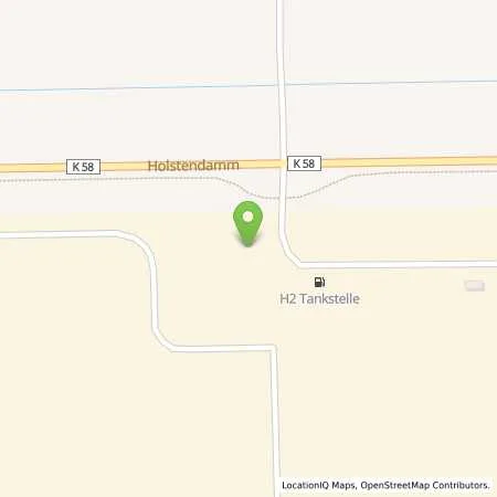 Standortübersicht der Tankstelle H2 MOBILITY in 25572 Brunsbüttel