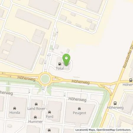 Standortübersicht der Tankstelle H2 MOBILITY in 40233 Düsseldorf