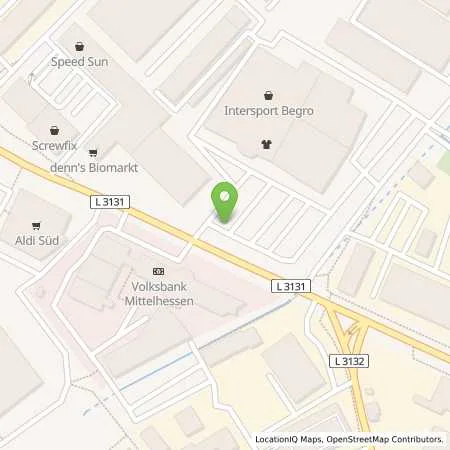 Standortübersicht der Tankstelle Roth Holding in 35394 Gießen