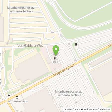 Position der Tankstelle H2 MOBILITY