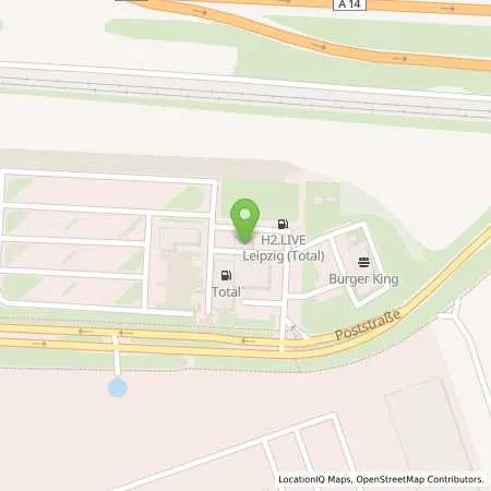 Standortübersicht der Tankstelle H2 MOBILITY in 04158 Leipzig