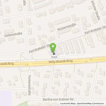 Standortübersicht der Tankstelle H2 MOBILITY in 51373 Leverkusen