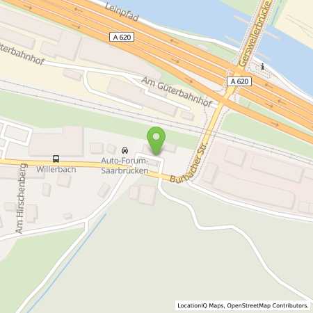 Standortübersicht der Wasserstoff (H2) Tankstelle: H2 MOBILITY in 66117, Saarbrücken
