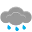 starker Regen